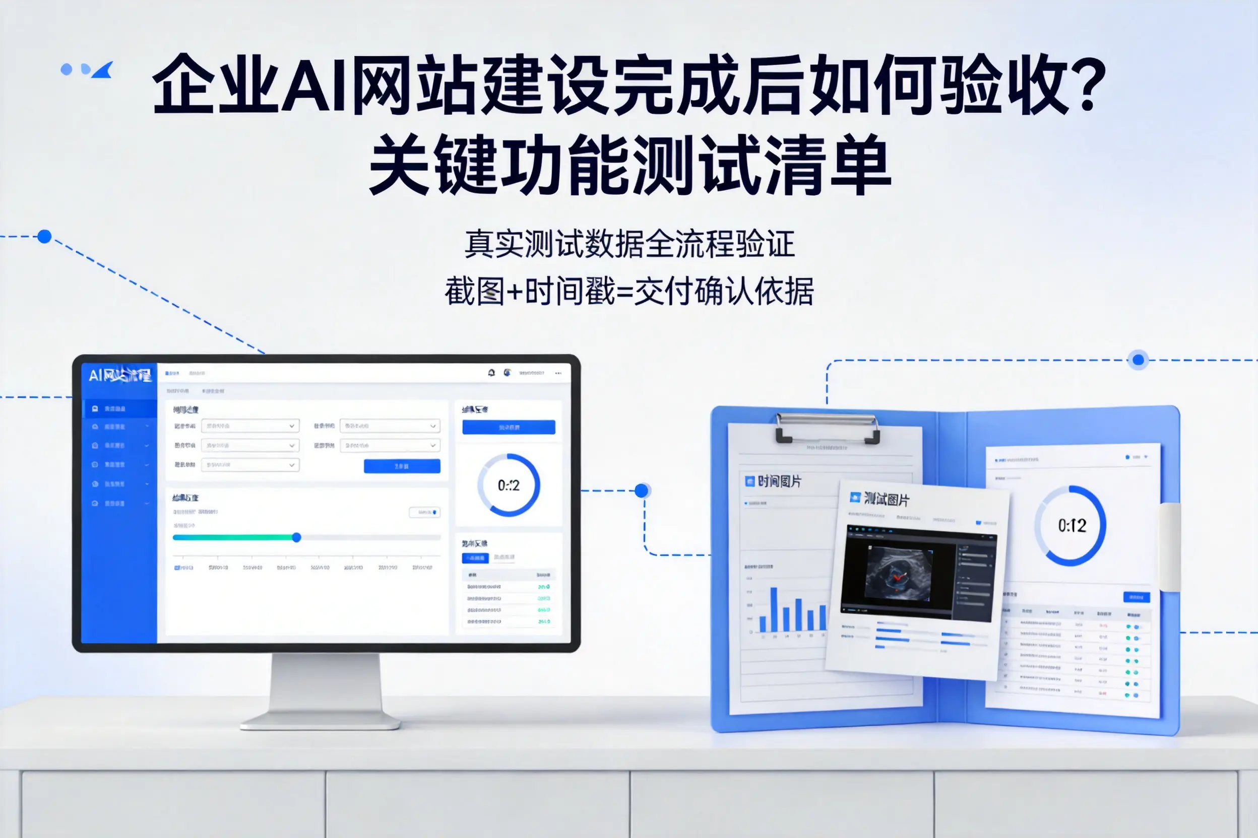 日照企业AI网站建设完成后如何验收？关键功能测试清单