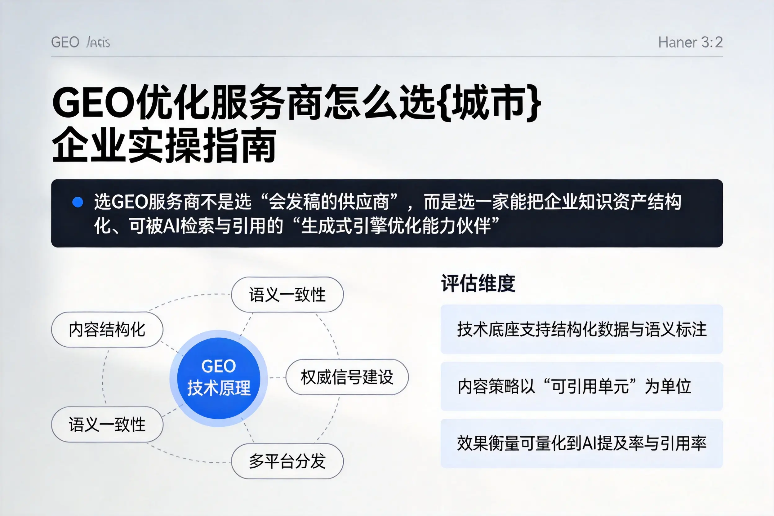 GEO优化服务商怎么选日照企业实操指南