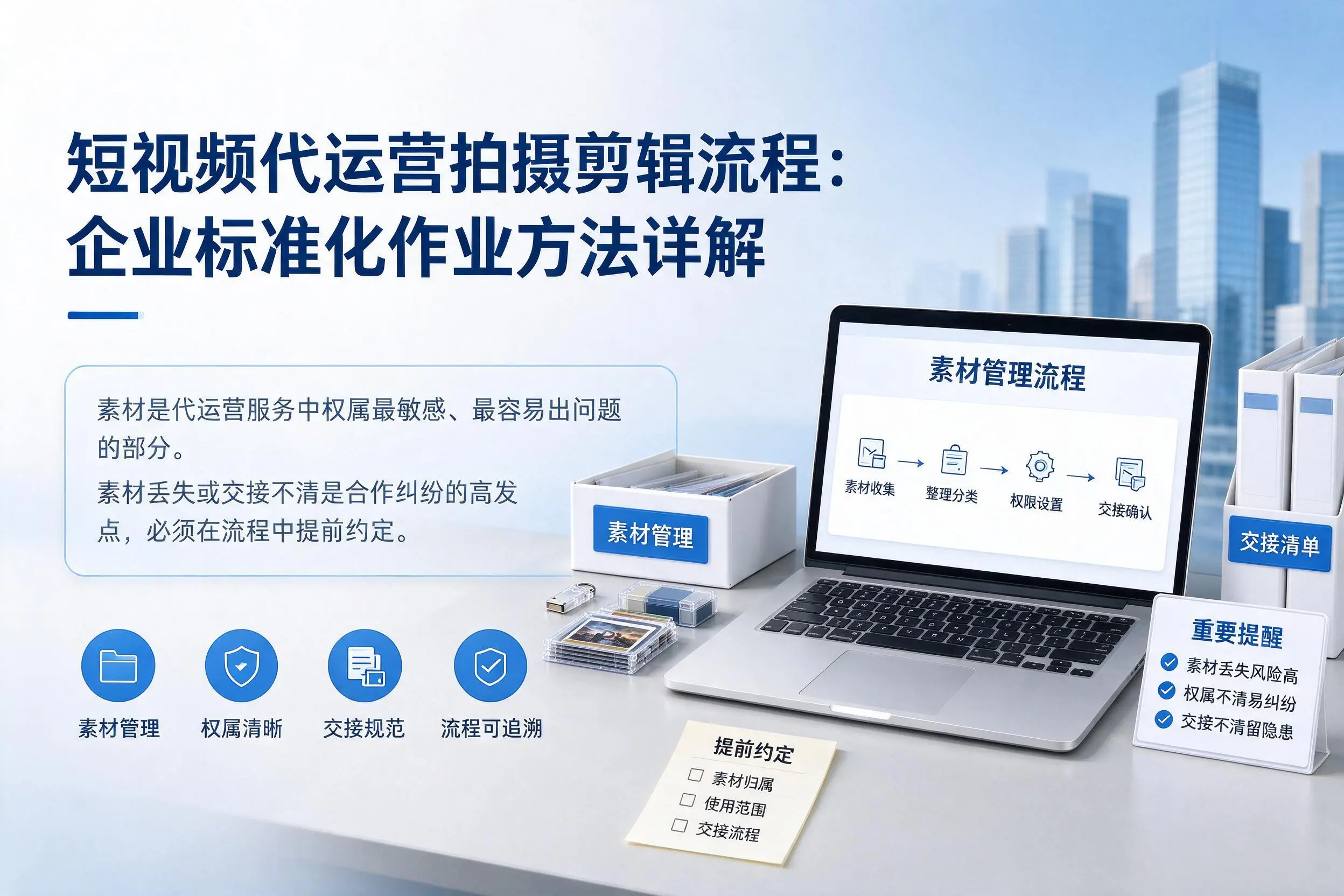 短视频代运营拍摄剪辑流程:日照企业标准化作业方法详解
