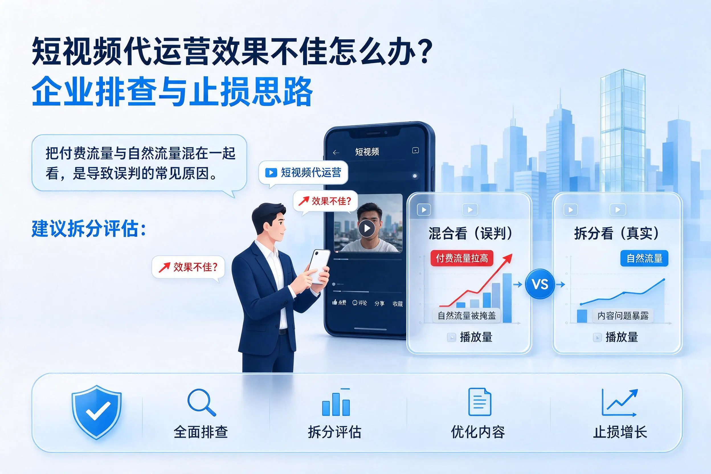 短视频代运营效果不佳怎么办?日照企业排查与止损思路