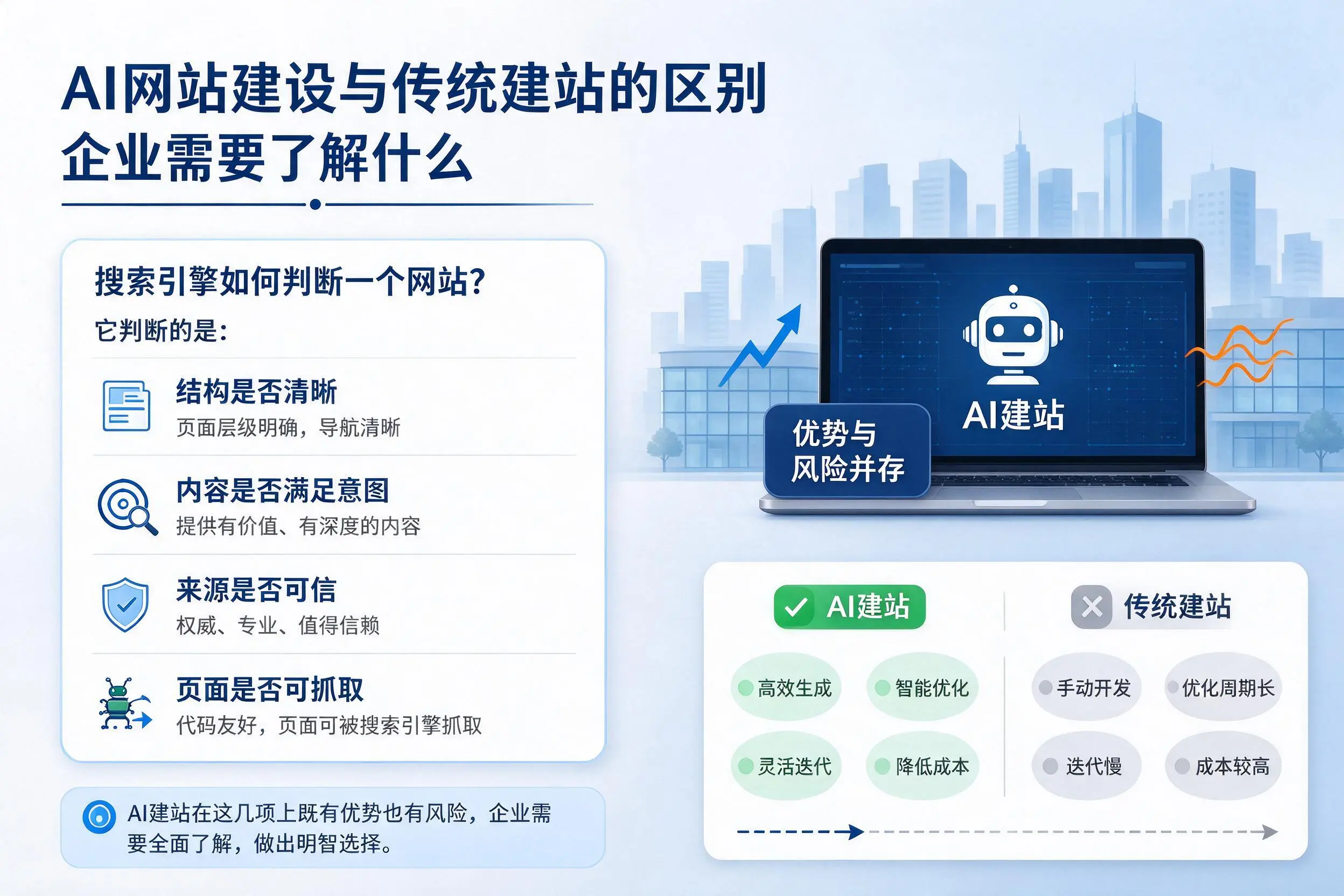 AI网站建设与传统建站的区别,日照企业需要了解什么