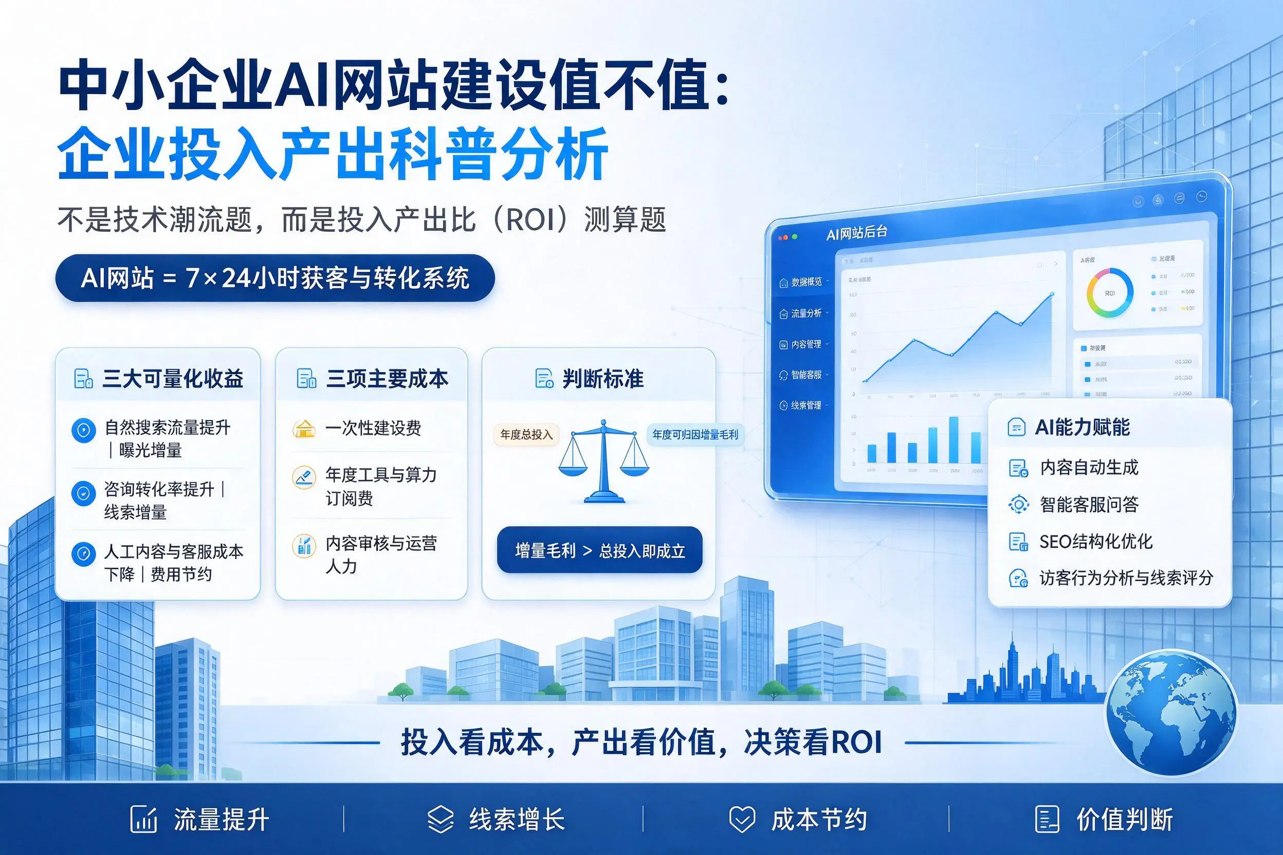 中小企业AI网站建设值不值:日照企业投入产出科普分析