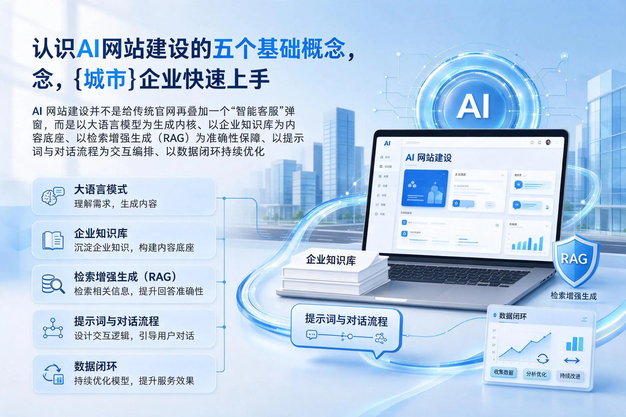 认识AI网站建设的五个基础概念，日照企业快速上手