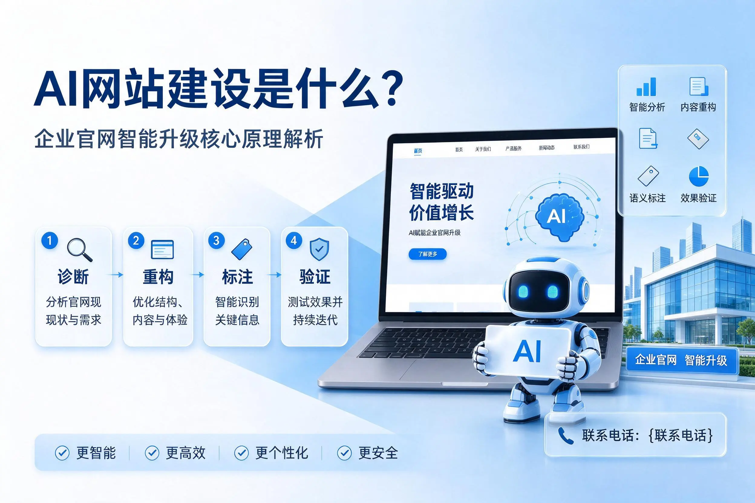 AI网站建设是什么？日照企业官网智能升级核心原理解析