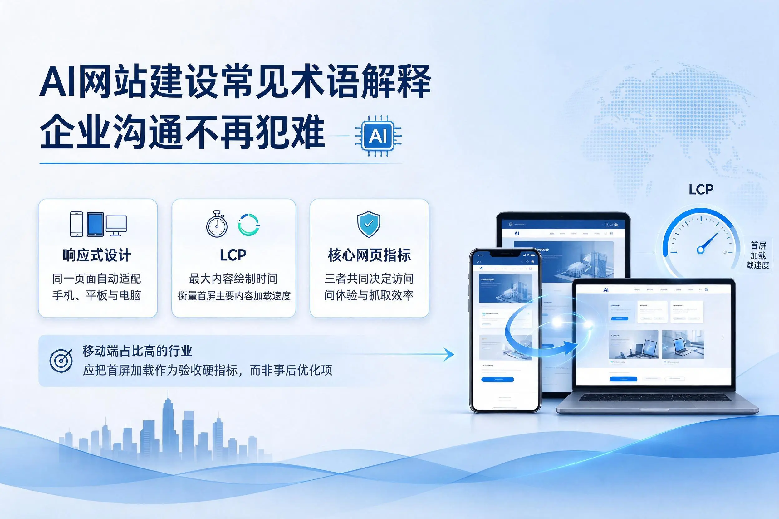 AI网站建设常见术语解释,日照企业沟通不再犯难